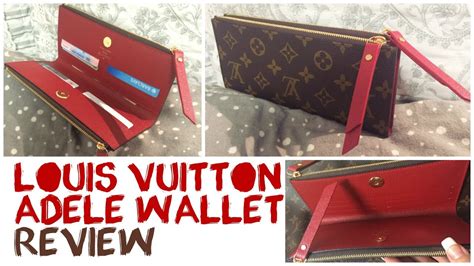 louis vuitton adele wallet review